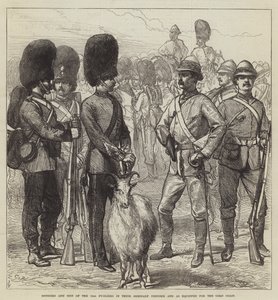 Officiers et hommes du 23e Fusiliers en uniforme ordinaire et équipés pour la Côte de l
